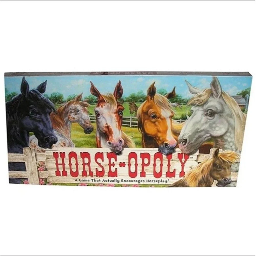 Horse-Opoly Board Game by Late For The Sky NEW SEALED Horseopoly USA